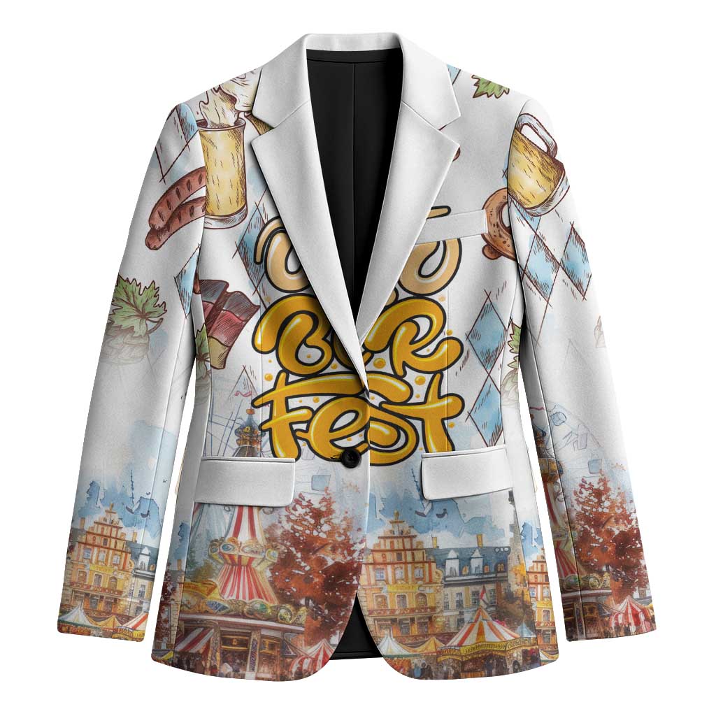 German Oktoberfest Beer Blazer Heritage Beer Riesenrad Joy - Wonder Print Shop