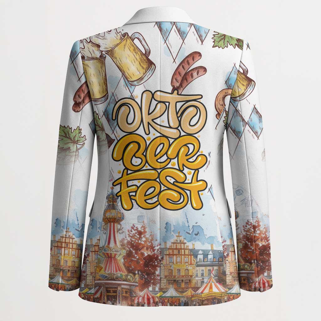 German Oktoberfest Beer Blazer Heritage Beer Riesenrad Joy - Wonder Print Shop