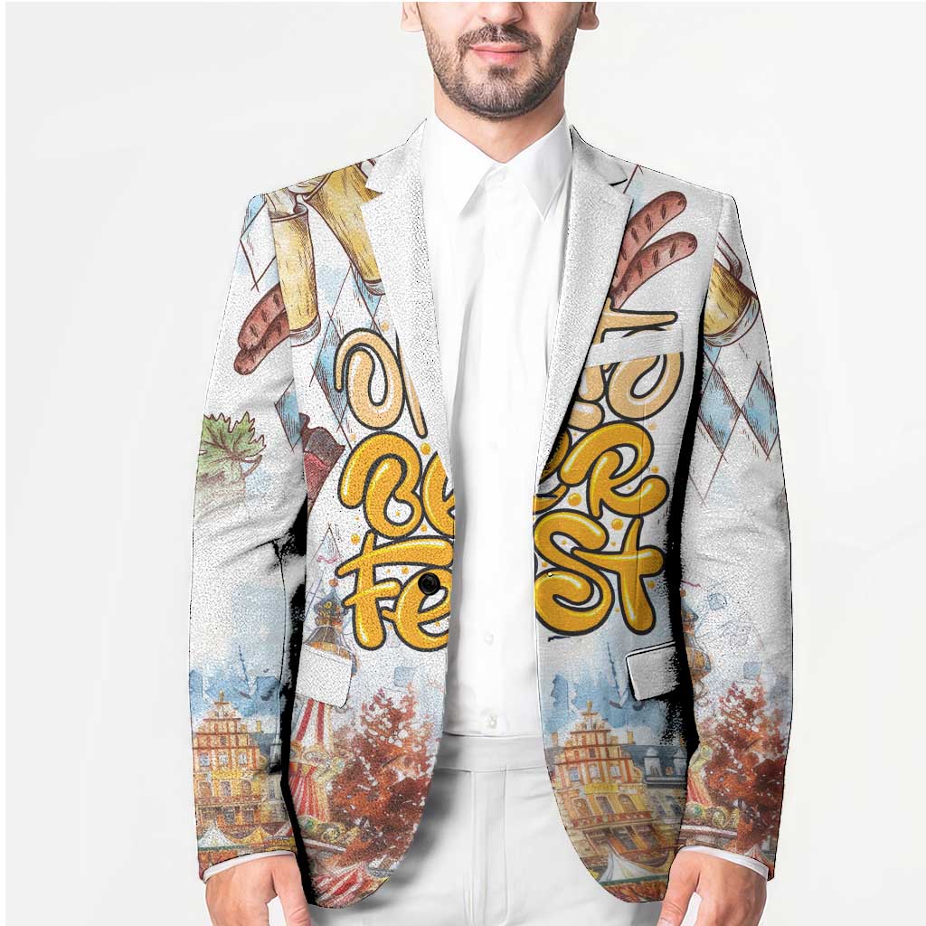 German Oktoberfest Beer Blazer Heritage Beer Riesenrad Joy - Wonder Print Shop