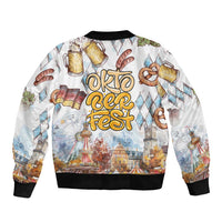 German Oktoberfest Beer Bomber Jacket Heritage Beer Riesenrad Joy - Wonder Print Shop