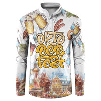 German Oktoberfest Beer Button Sweatshirt Heritage Beer Riesenrad Joy - Wonder Print Shop