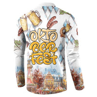 German Oktoberfest Beer Button Sweatshirt Heritage Beer Riesenrad Joy - Wonder Print Shop