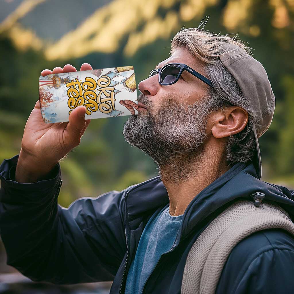 German Oktoberfest Beer 4 in 1 Can Cooler Tumbler Heritage Beer Riesenrad Joy - Wonder Print Shop