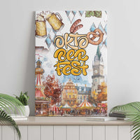 German Oktoberfest Beer Canvas Wall Art Heritage Beer Riesenrad Joy - Wonder Print Shop