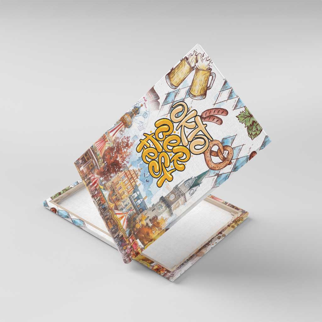 German Oktoberfest Beer Canvas Wall Art Heritage Beer Riesenrad Joy - Wonder Print Shop