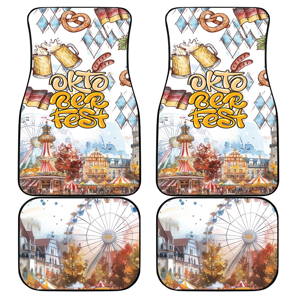 German Oktoberfest Beer Car Mats Heritage Beer Riesenrad Joy - Wonder Print Shop