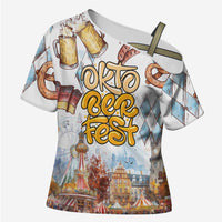 German Oktoberfest Beer Cross Shoulder Shirt Heritage Beer Riesenrad Joy - Wonder Print Shop