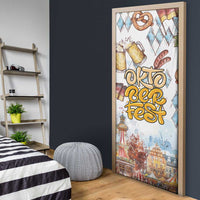 German Oktoberfest Beer Door Cover Heritage Beer Riesenrad Joy - Wonder Print Shop