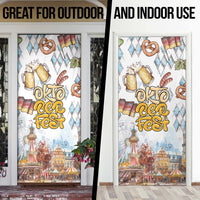 German Oktoberfest Beer Door Cover Heritage Beer Riesenrad Joy - Wonder Print Shop