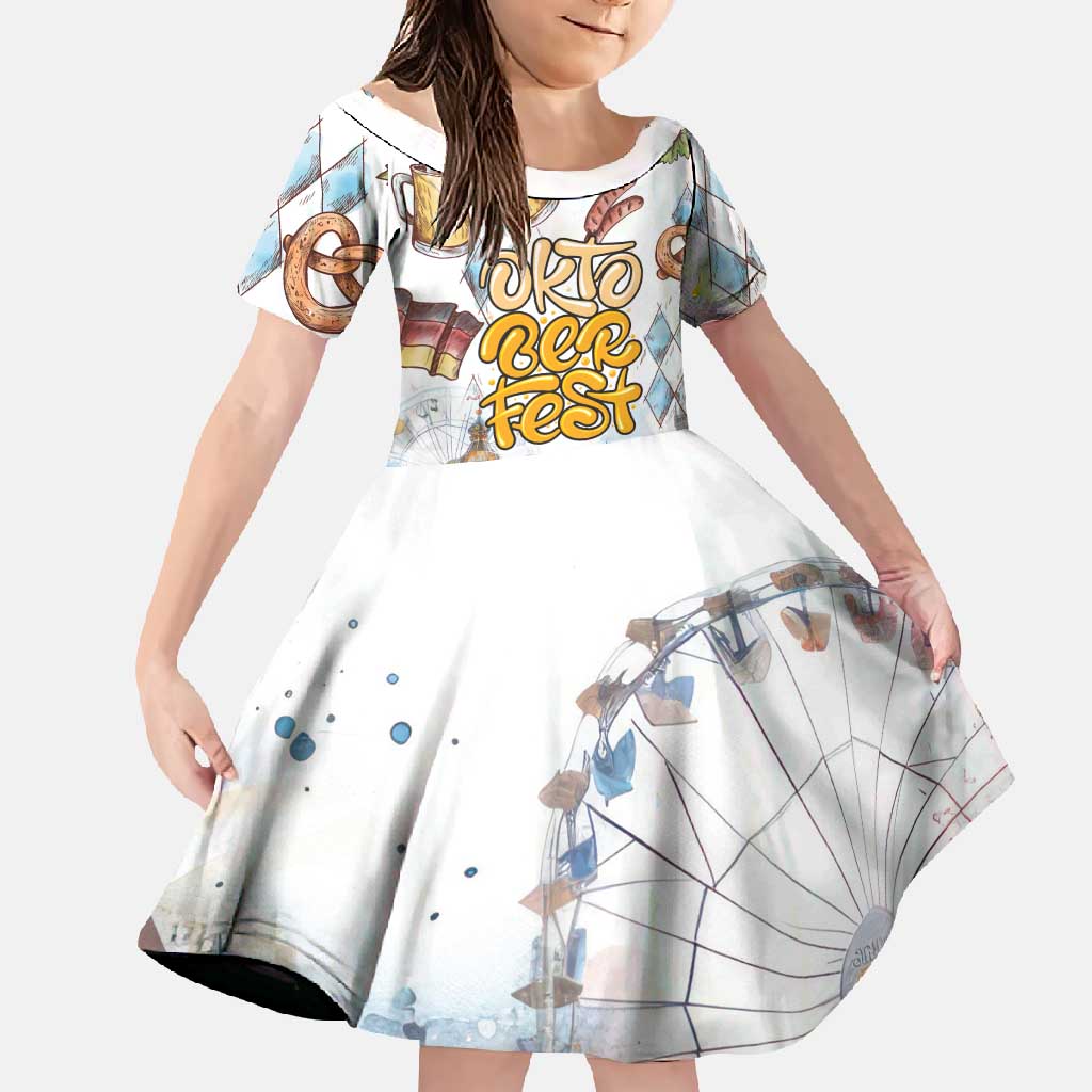 German Oktoberfest Beer Family Matching Mermaid Dress and Hawaiian Shirt Heritage Beer Riesenrad Joy - Wonder Print Shop