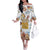 German Oktoberfest Beer Family Matching Off The Shoulder Long Sleeve Dress and Hawaiian Shirt Heritage Beer Riesenrad Joy - Wonder Print Shop
