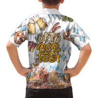 German Oktoberfest Beer Family Matching Off Shoulder Maxi Dress and Hawaiian Shirt Heritage Beer Riesenrad Joy - Wonder Print Shop