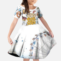 German Oktoberfest Beer Family Matching Off Shoulder Maxi Dress and Hawaiian Shirt Heritage Beer Riesenrad Joy - Wonder Print Shop