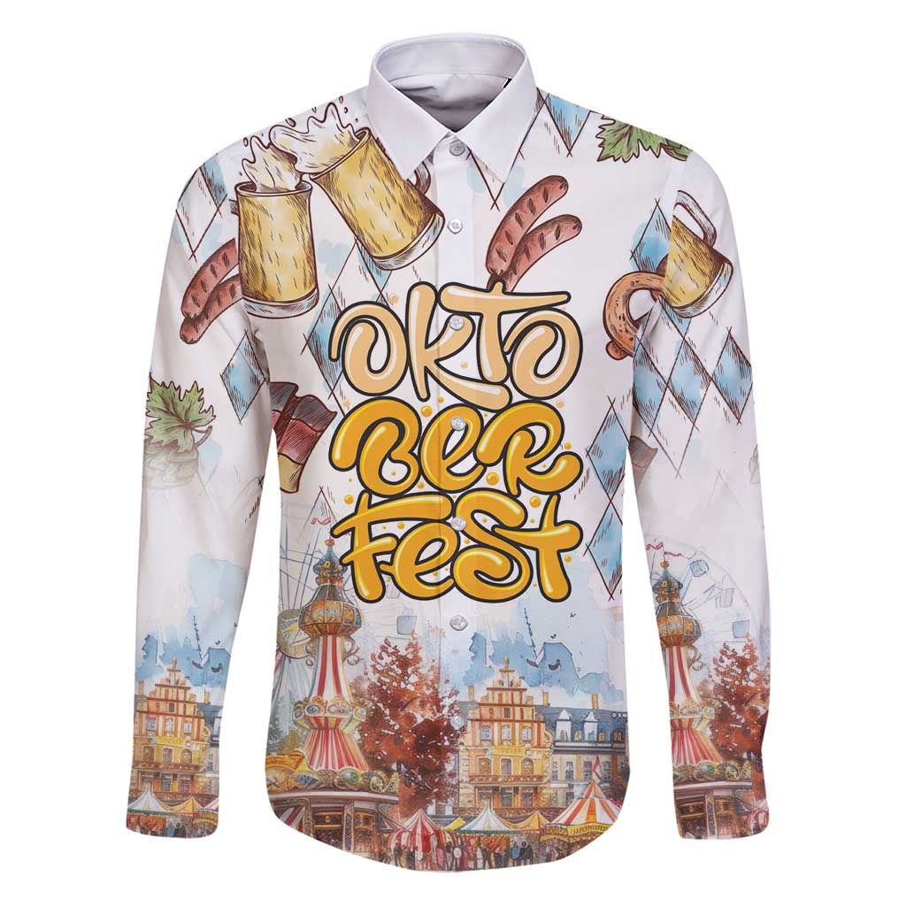 German Oktoberfest Beer Family Matching Puletasi and Hawaiian Shirt Heritage Beer Riesenrad Joy - Wonder Print Shop