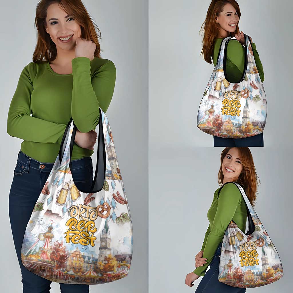 German Oktoberfest Beer Grocery Bag Heritage Beer Riesenrad Joy - Wonder Print Shop