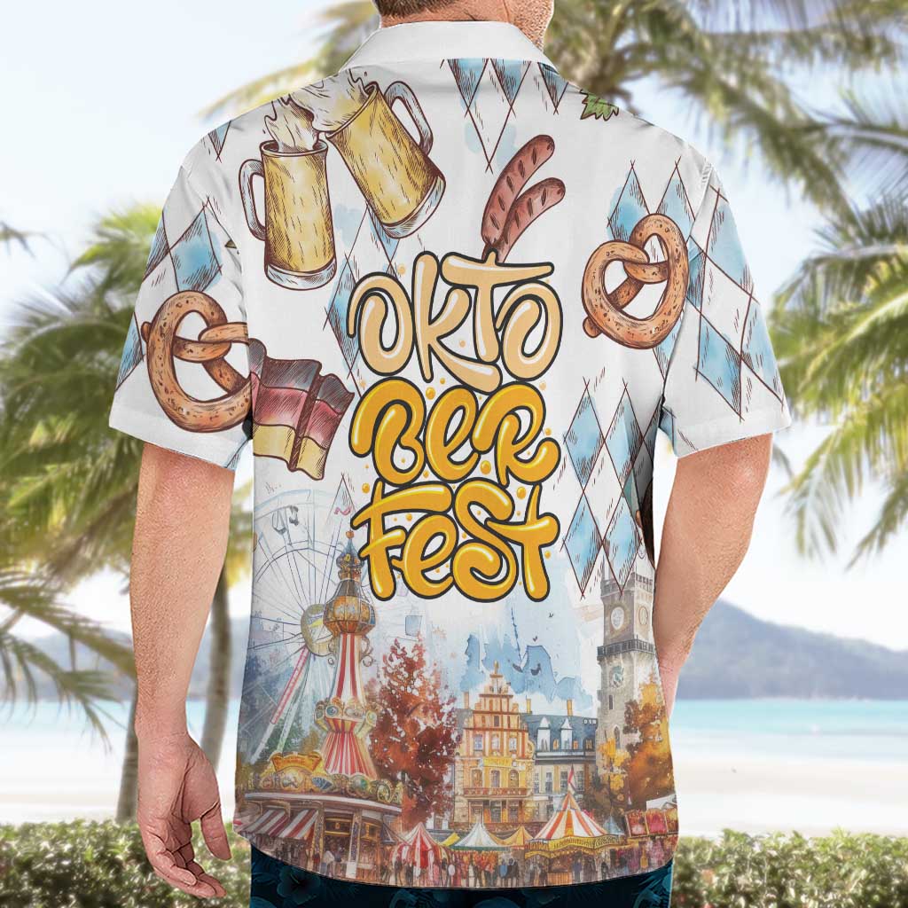 German Oktoberfest Beer Hawaiian Shirt Heritage Beer Riesenrad Joy - Wonder Print Shop