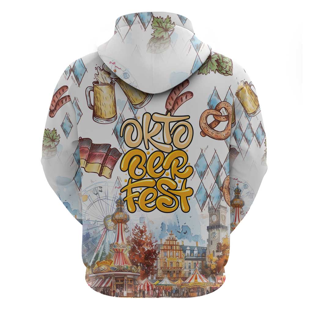 German Oktoberfest Beer Hoodie Heritage Beer Riesenrad Joy - Wonder Print Shop