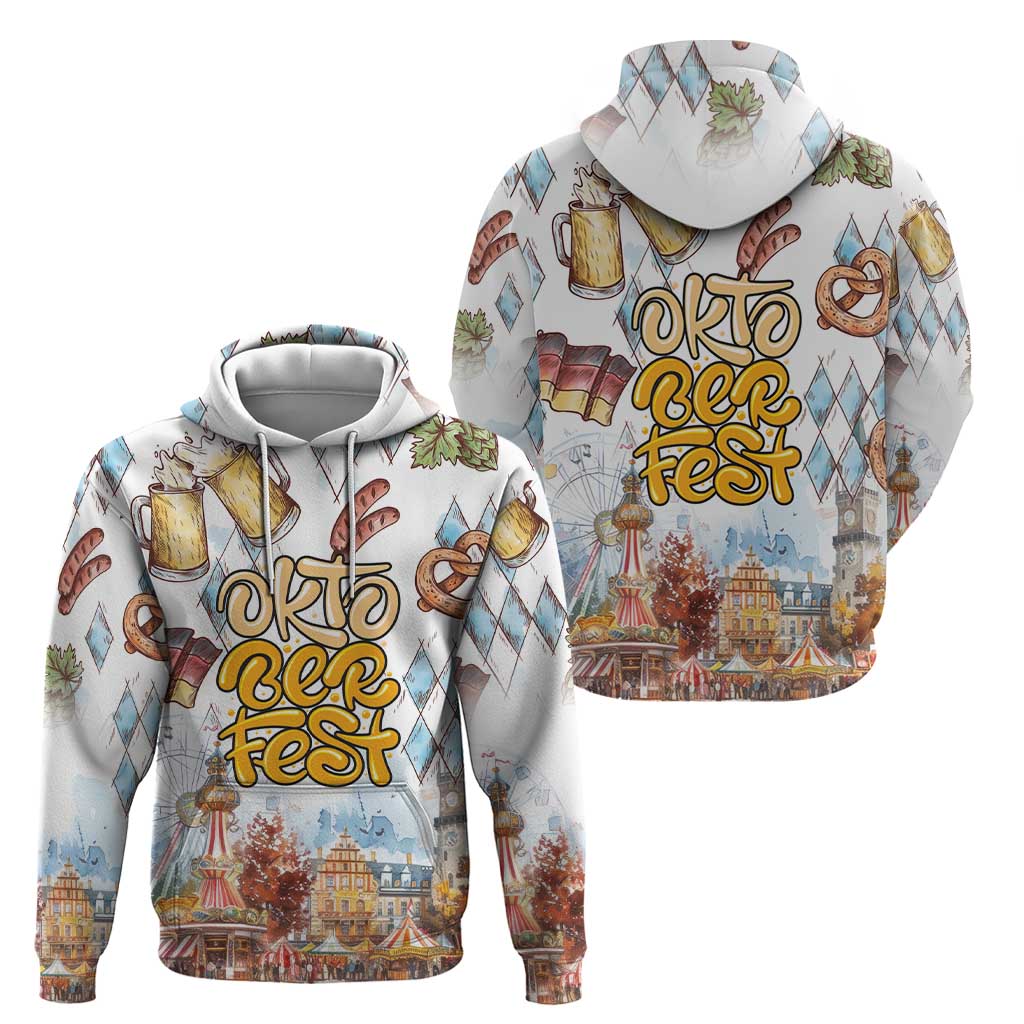 German Oktoberfest Beer Hoodie Heritage Beer Riesenrad Joy - Wonder Print Shop