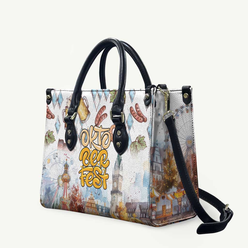 German Oktoberfest Beer Leather Bag Heritage Beer Riesenrad Joy - Wonder Print Shop