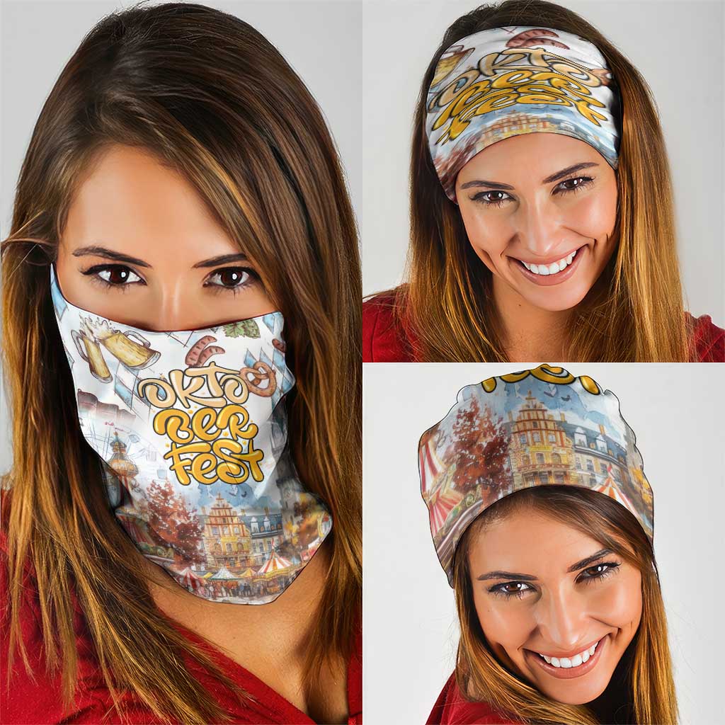 German Oktoberfest Beer Neck Gaiter Heritage Beer Riesenrad Joy - Wonder Print Shop