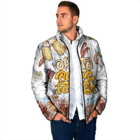 German Oktoberfest Beer Padded Jacket Heritage Beer Riesenrad Joy - Wonder Print Shop