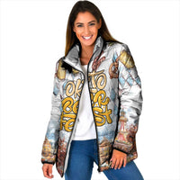 German Oktoberfest Beer Padded Jacket Heritage Beer Riesenrad Joy - Wonder Print Shop