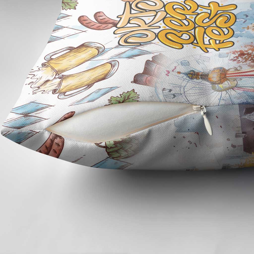German Oktoberfest Beer Pillow Cover Heritage Beer Riesenrad Joy - Wonder Print Shop