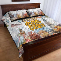 German Oktoberfest Beer Quilt Bed Set Heritage Beer Riesenrad Joy - Wonder Print Shop