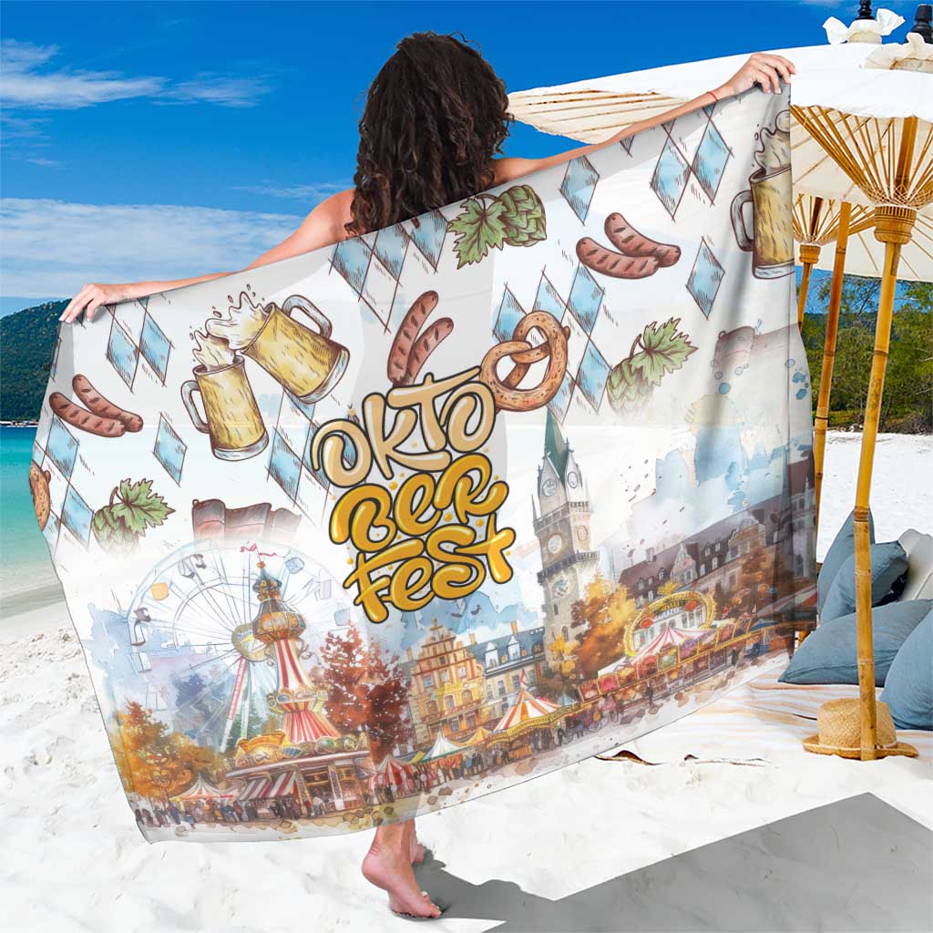 German Oktoberfest Beer Sarong Heritage Beer Riesenrad Joy - Wonder Print Shop