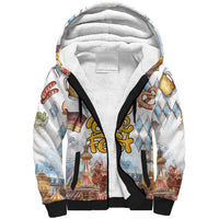 German Oktoberfest Beer Sherpa Hoodie Heritage Beer Riesenrad Joy - Wonder Print Shop