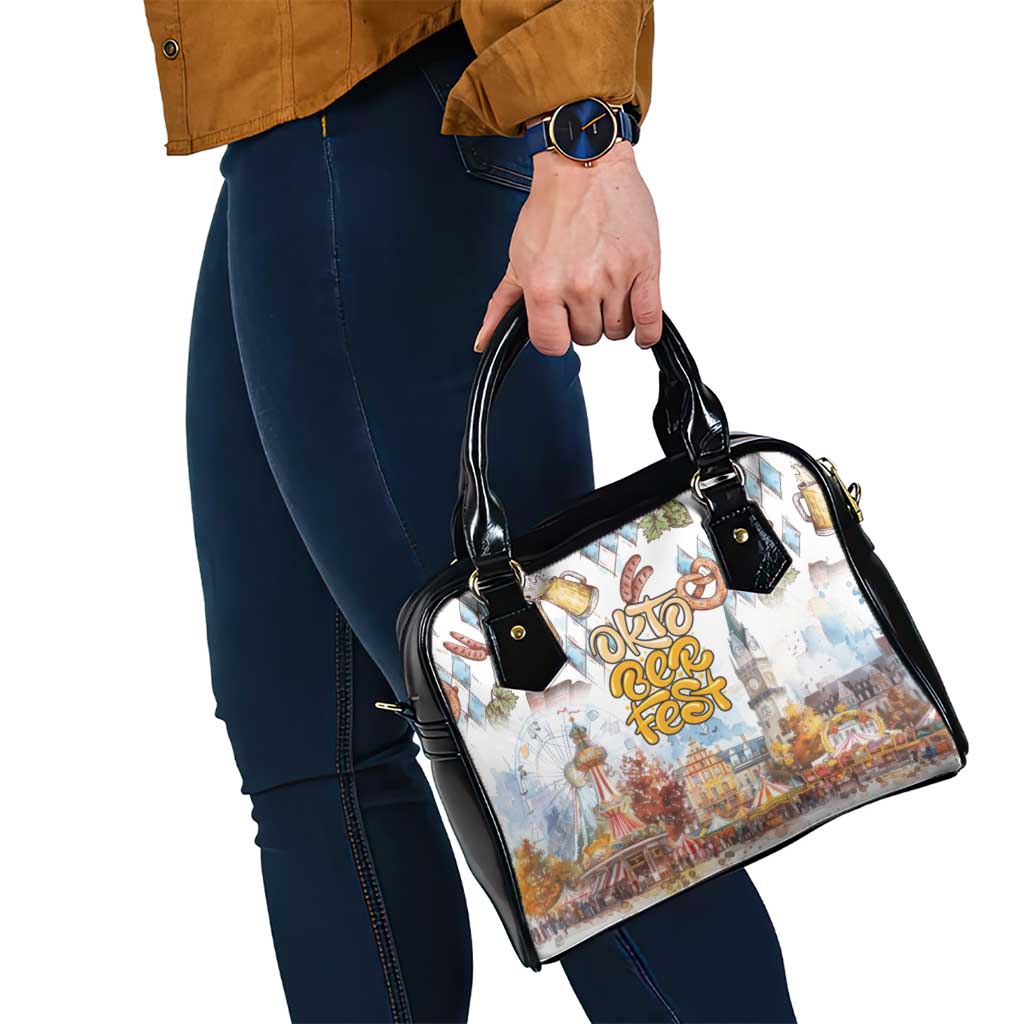 German Oktoberfest Beer Shoulder Handbag Heritage Beer Riesenrad Joy - Wonder Print Shop