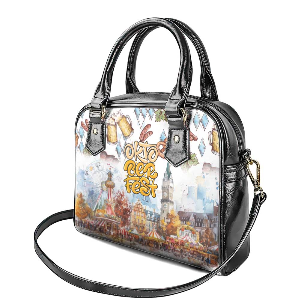 German Oktoberfest Beer Shoulder Handbag Heritage Beer Riesenrad Joy - Wonder Print Shop
