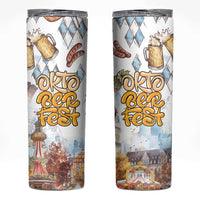 German Oktoberfest Beer Skinny Tumbler Heritage Beer Riesenrad Joy - Wonder Print Shop