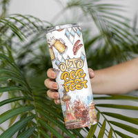 German Oktoberfest Beer Skinny Tumbler Heritage Beer Riesenrad Joy - Wonder Print Shop