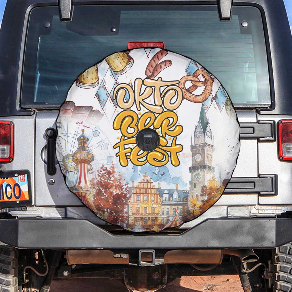 German Oktoberfest Beer Spare Tire Cover Heritage Beer Riesenrad Joy - Wonder Print Shop