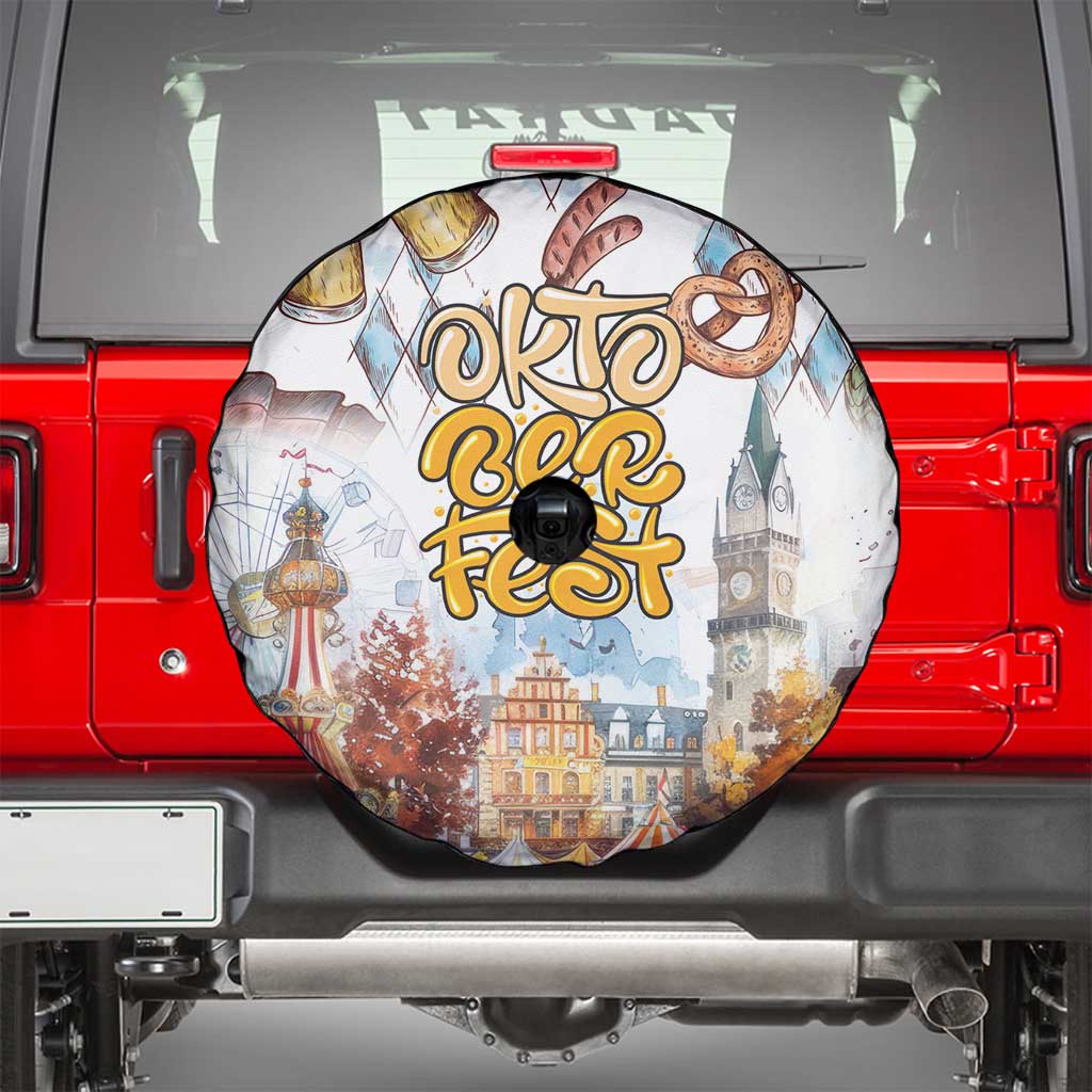 German Oktoberfest Beer Spare Tire Cover Heritage Beer Riesenrad Joy - Wonder Print Shop