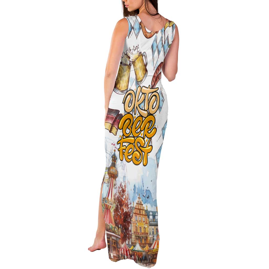 German Oktoberfest Beer Tank Maxi Dress Heritage Beer Riesenrad Joy - Wonder Print Shop