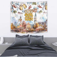 German Oktoberfest Beer Tapestry Heritage Beer Riesenrad Joy - Wonder Print Shop