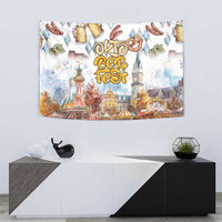 German Oktoberfest Beer Tapestry Heritage Beer Riesenrad Joy - Wonder Print Shop