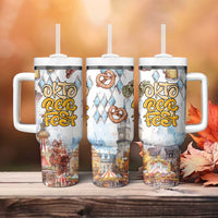 German Oktoberfest Beer Tumbler With Handle Heritage Beer Riesenrad Joy - Wonder Print Shop