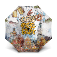 German Oktoberfest Beer Umbrella Heritage Beer Riesenrad Joy - Wonder Print Shop