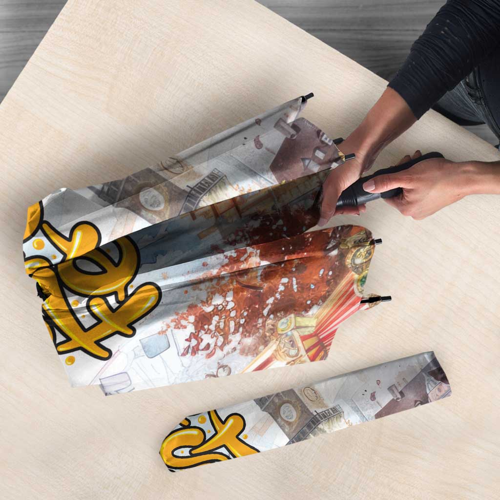 German Oktoberfest Beer Umbrella Heritage Beer Riesenrad Joy - Wonder Print Shop