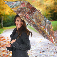 German Oktoberfest Beer Umbrella Heritage Beer Riesenrad Joy - Wonder Print Shop