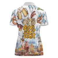 German Oktoberfest Beer Women Polo Shirt Heritage Beer Riesenrad Joy - Wonder Print Shop