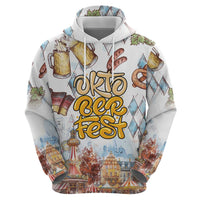 German Oktoberfest Beer Zip Hoodie Heritage Beer Riesenrad Joy - Wonder Print Shop