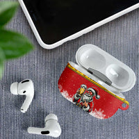 Personalized Germany Christmas AirPods Case Santa Claus Merry Beermas - Wonder Print Shop