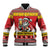 Personalized Germany Christmas Baseball Jacket Santa Claus Merry Beermas - Wonder Print Shop