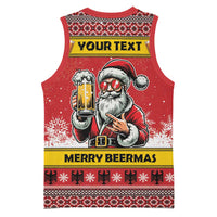 Personalized Germany Christmas Basketball Jersey Santa Claus Merry Beermas - Wonder Print Shop