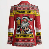 Personalized Germany Christmas Blazer Santa Claus Merry Beermas - Wonder Print Shop