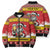 Personalized Germany Christmas Bomber Puffer Jacket Santa Claus Merry Beermas - Wonder Print Shop